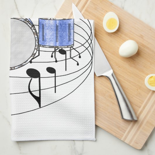 Drums Theedoek (Quarter Fold)