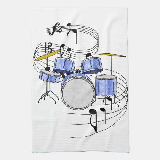 Drums Theedoek (Verticaal)