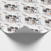 Drums Tools Percussion Music Concert Cadeaupapier (Hoek)