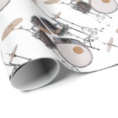 Drums Tools Percussion Music Concert Cadeaupapier (Rol Hoek)