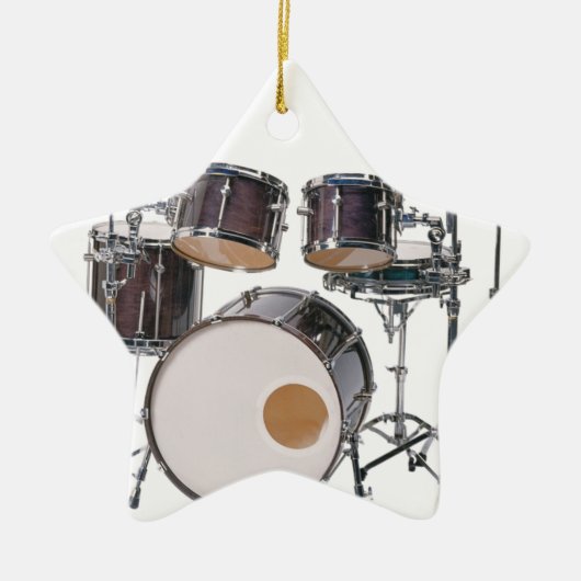 Drums Tools Percussion Music Concert Keramisch Ornament (Voorkant)