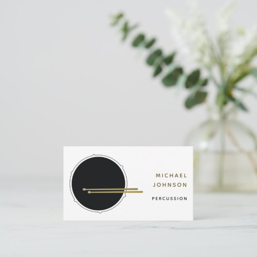 Drums Visitekaartje (Staand voorkant)