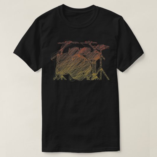 Drums voor Percussionist T-shirt (Design voorkant)