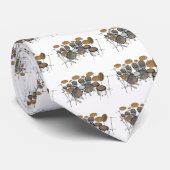 Drums: White drumkit: 3D model: Stropdas (Opgerold)