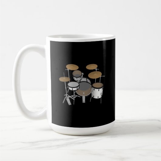 Drums: Witte drumstel: 3D Model: Koffie Mok (Links)