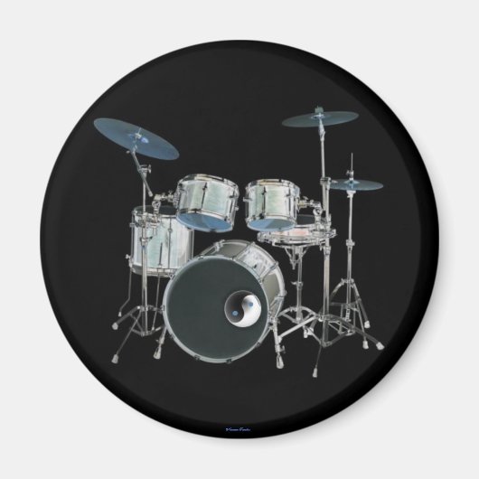 Drums & Yin-Yang magneet (Voorkant)