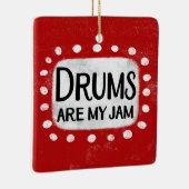 Drums zijn mijn jam Ornament (Rechts)