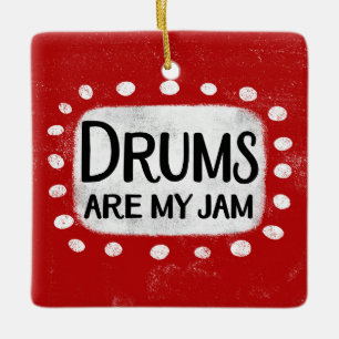 Drums zijn mijn jam Ornament