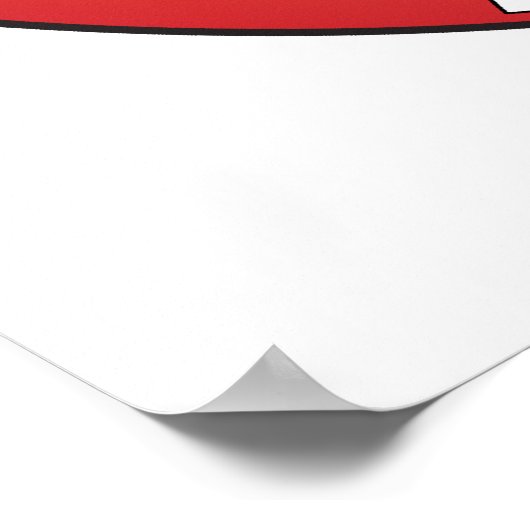 Drums zijn stroom poster (Hoek)