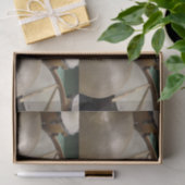 Drumset bekkens en stokken tissuepapier (Geschenk)