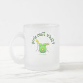 Drumset - groen matglas koffiemok (Links)