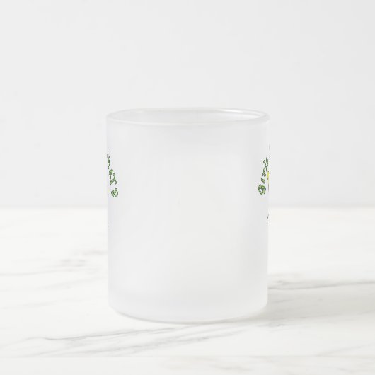 Drumset - groen matglas koffiemok (Center)