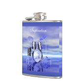 Drumset Musician's Inspiration Personalized Flask Heupfles (Links)