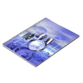 Drumset op de laptop voor elke muziek notitieboek (Linkerzijde)