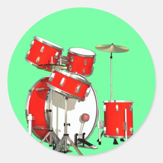 Drumset Stickers (Voorkant)