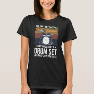 Drumset voor een drummmming-arts t-shirt