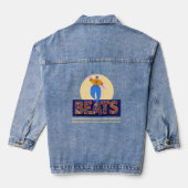 drumslagen denim jacket (Achterkant)