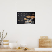 Drumstel 2016 kalender poster (Keuken)