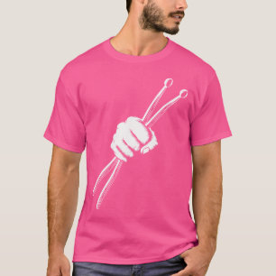 Drumstel Cool Drumstokken Drummen Drums Rockmuziek T-shirt