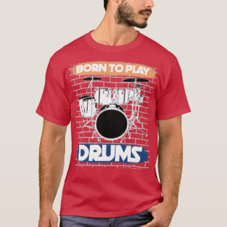 Drumstel Drummer Muziekinstrument Drums T-shirt