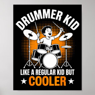 Drumstel Drums Liefhebber Percussionist Drummer Ki Poster