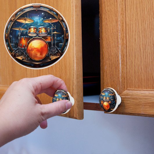 Drumstel Keramische Knop