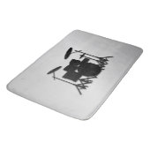 Drumstel Muziekontwerp Badmat (Gekanteld)