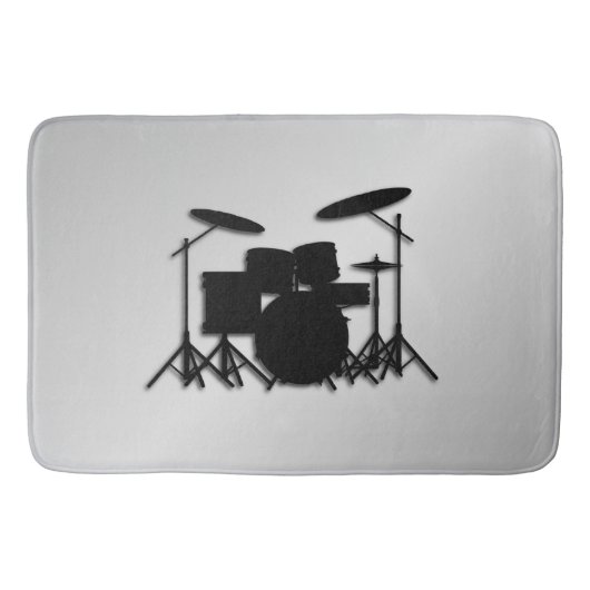 Drumstel Muziekontwerp Badmat (Voorkant)