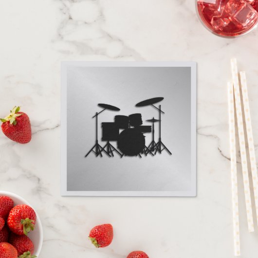 Drumstel Muziekontwerp Servet (Insitu)