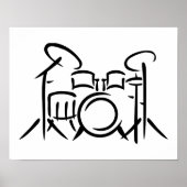 drumstel poster (Voorkant)