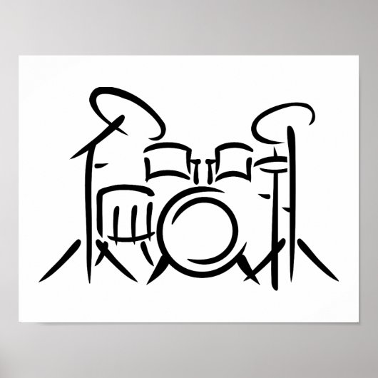 drumstel poster (Voorkant)