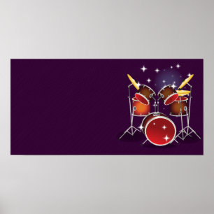 Drumstel Poster