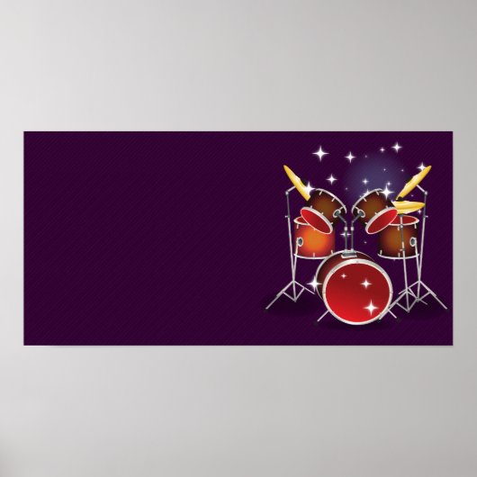 Drumstel Poster (Voorkant)
