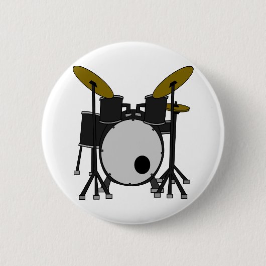 Drumstel Ronde Button 5,7 Cm (Voorkant)