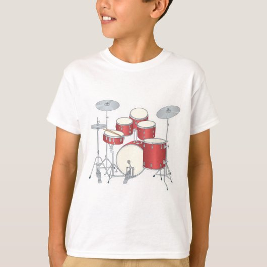 drumstel t-shirt (Voorkant)