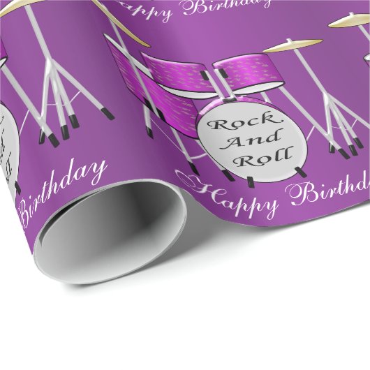 Drumstel Verjaardag Cadeaupapier (Rol Hoek)