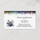 drumstel visitekaartje (Voorkant)