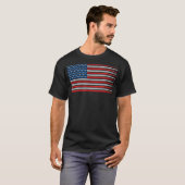 Drumstick Amerikaanse vlag T-shirt (Voorkant volledig)