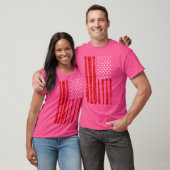  drumsticks Amerikaanse vlag drummer T-shirt (Unisex)