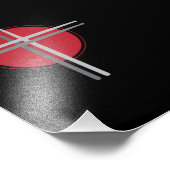 Drumsticks Cross Drummer Drums Foto Afdruk (Hoek)