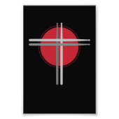 Drumsticks Cross Drummer Drums Foto Afdruk (Voorkant)