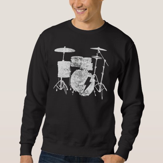 Drumsticks Drummer Drumkit Trui (Voorkant)