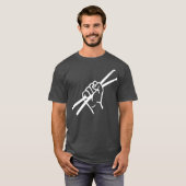 Drumsticks drummer t-shirt (Voorkant volledig)