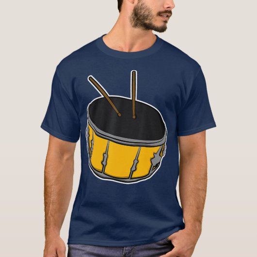 Drumsticks en drummer Gift Drums T-shirt (Voorkant)