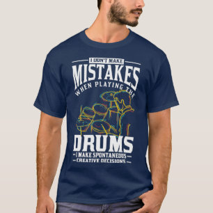 Drumsticks Percussie Drummer Gift Drums T-shirt