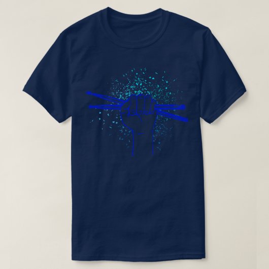 Drumsticks Rock Drummer Drums T-shirt (Design voorkant)