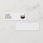 drumstokken mini visitekaartje (Voorkant / Achterkant)