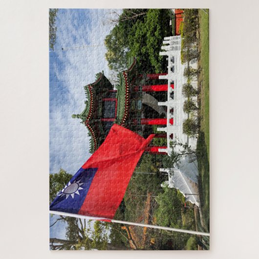 drumtoren taiwan legpuzzel (Verticaal)
