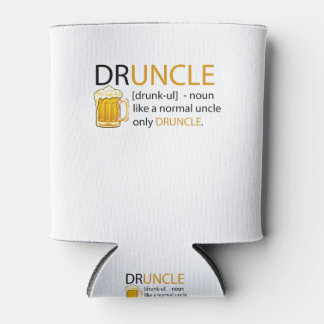 Druncle Definition t shirt als een oom mannen vrou Blikjeskoeler
