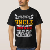 Druncle klassiek t-shirt (Voorkant)
